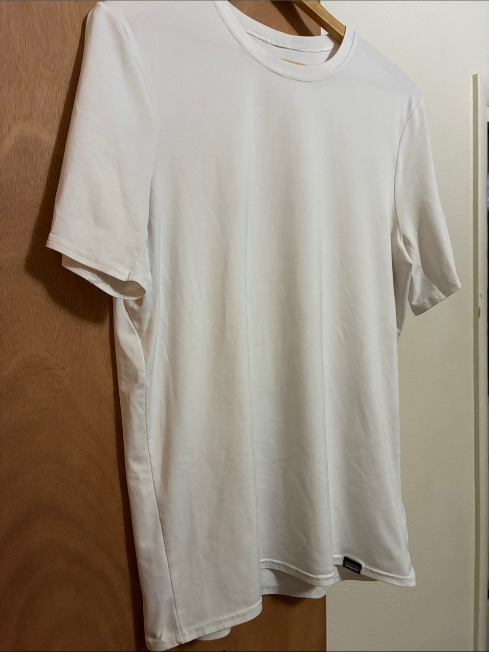 Patagonia capiline daily base layer White Crewneck Short-Sleeve Shirt